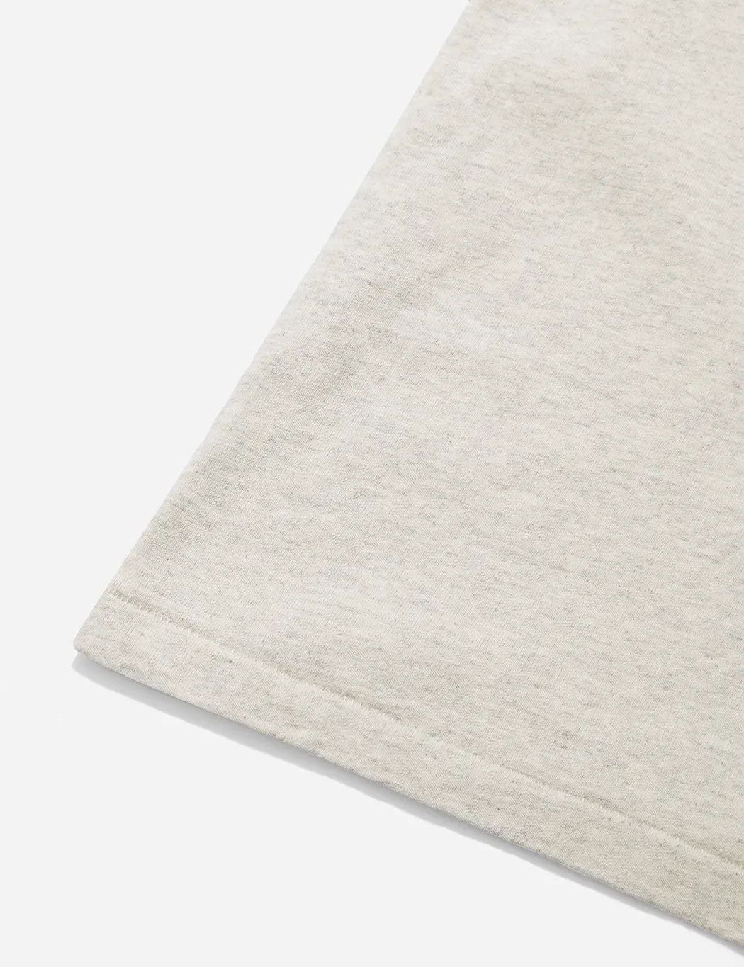 Velva Sheen College Arm Stripe USA Made T-shirt - Oatmeal/Burgundy sold by Article London product image thumbnail 4