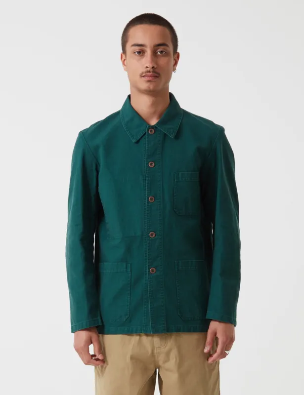 Vetra French Workwear 4 Jacket 5-Short (Twill Cotton) - Bottle Green sold by Article London