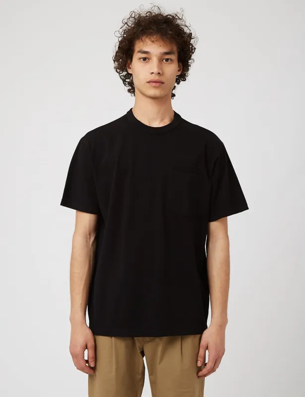 Eastlogue One Pocket T-Shirt - Black sold by Article London
