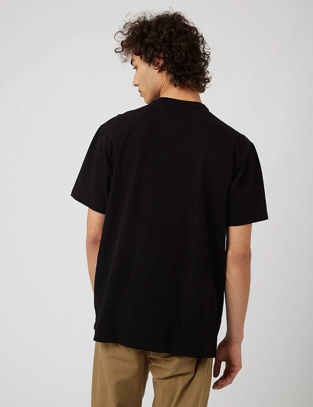 Eastlogue One Pocket T-Shirt - Black sold by Article London product image thumbnail 3