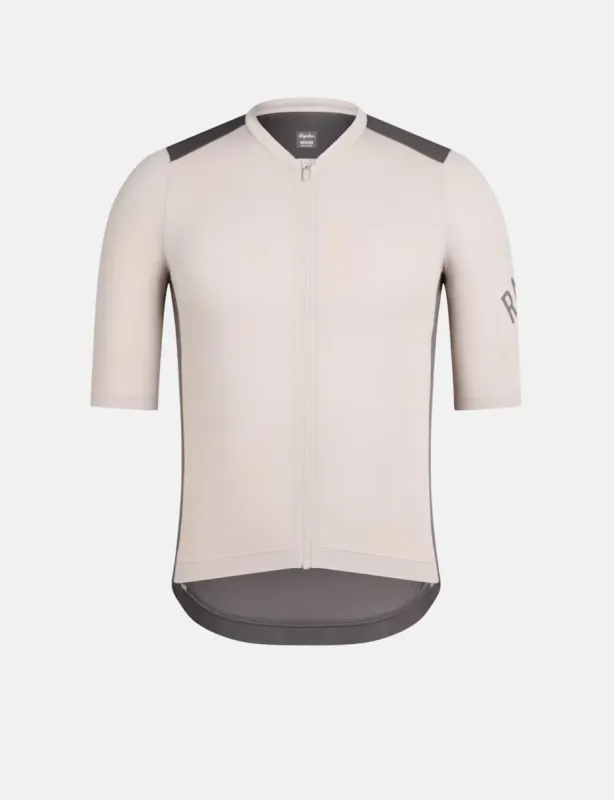 Rapha Men's Pro Team Jersey - Silver Grey/Rum Raisin sold by Article London
