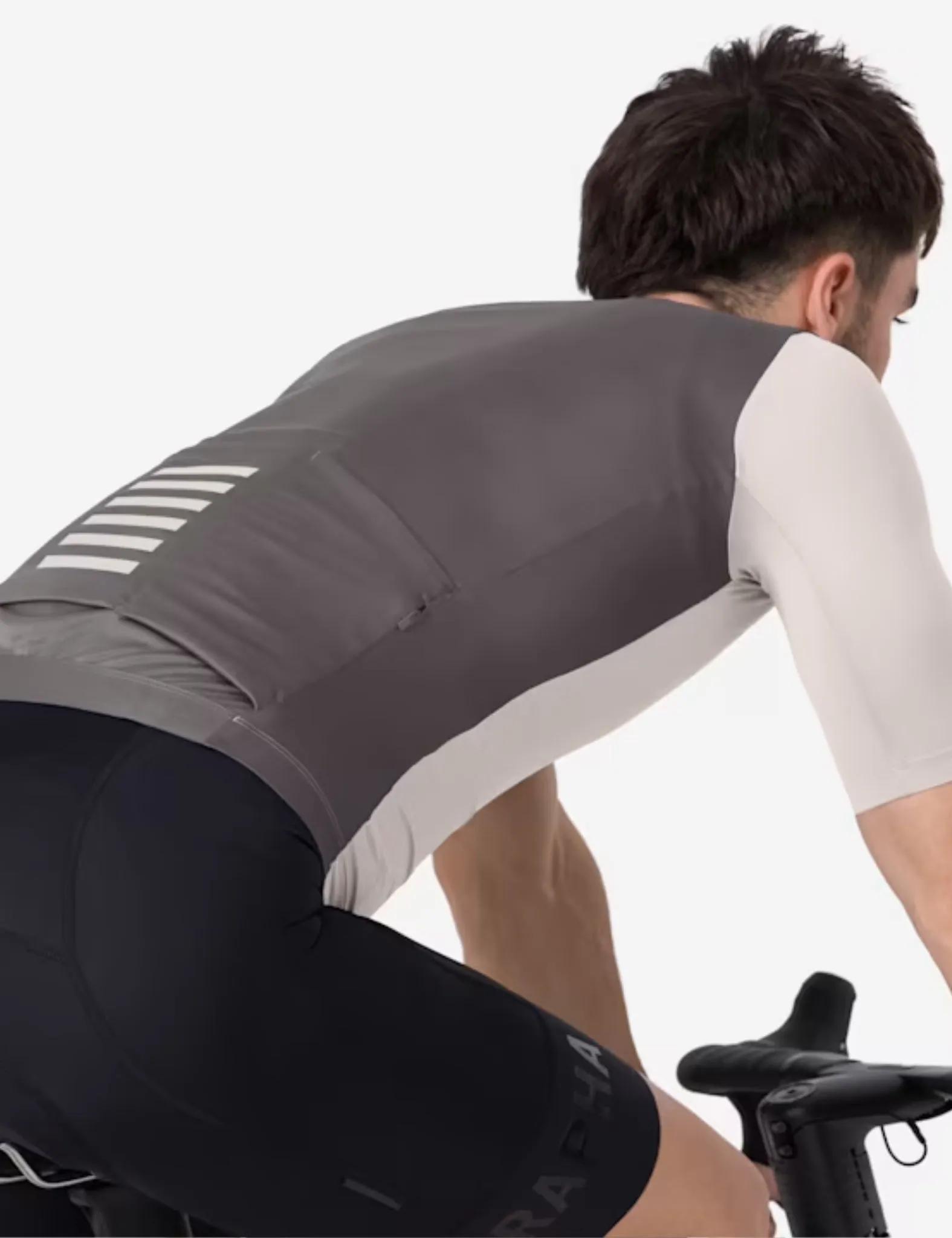 Rapha Men's Pro Team Jersey - Silver Grey/Rum Raisin sold by Article London product image thumbnail 2