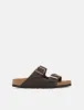 Birkenstock Women's Arizona Sandals (Narrow) - Mocca Brown sold by Article London