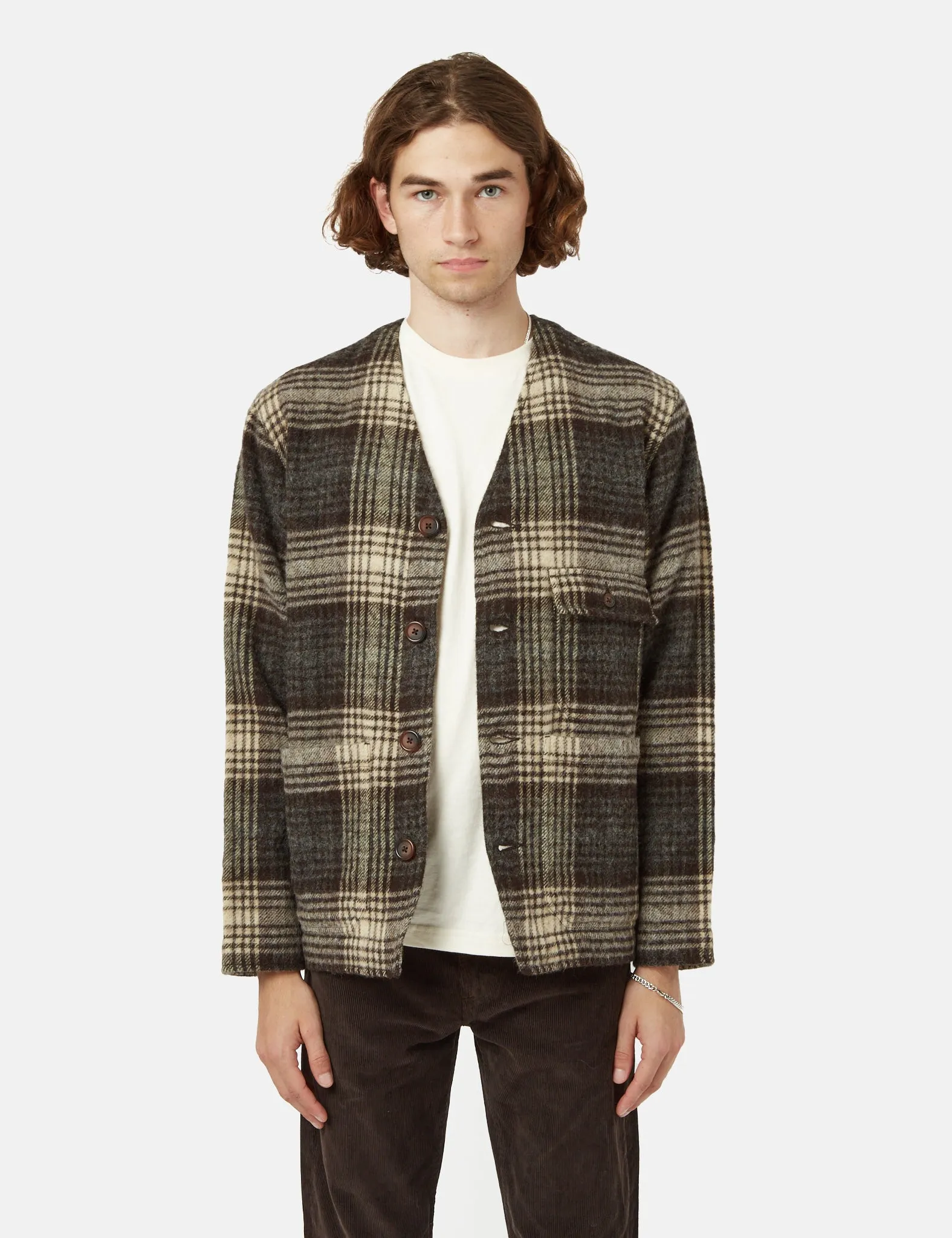 Universal Works Cabin Jacket - Brown sold by Article London product image thumbnail 4