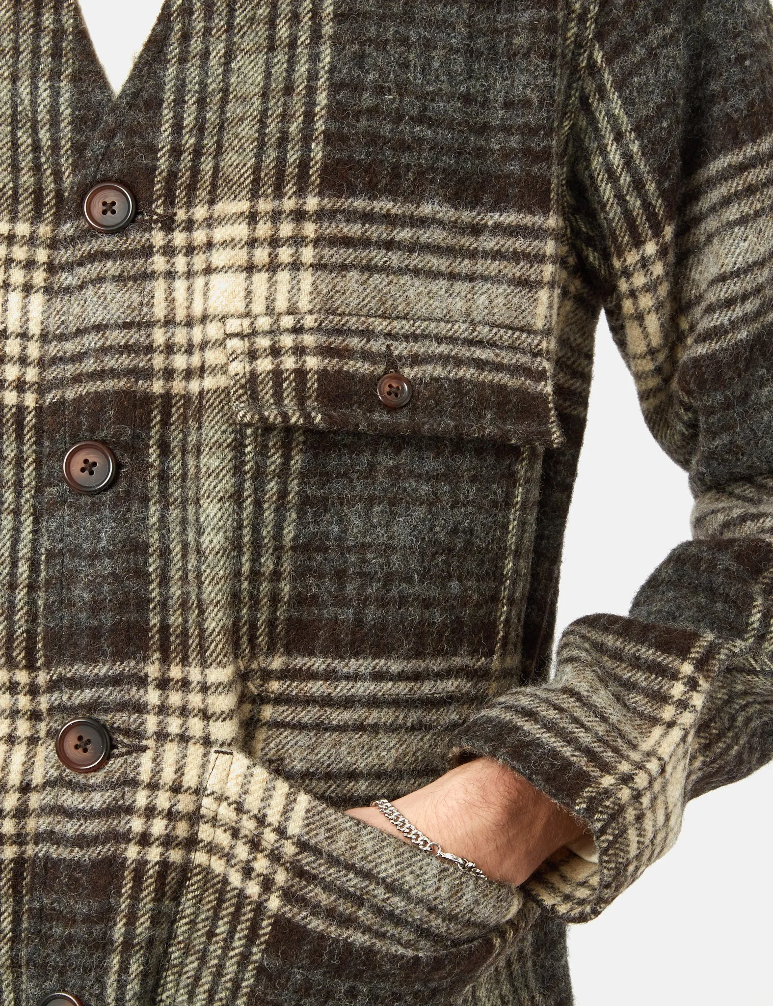 Universal Works Cabin Jacket - Brown sold by Article London product image thumbnail 2