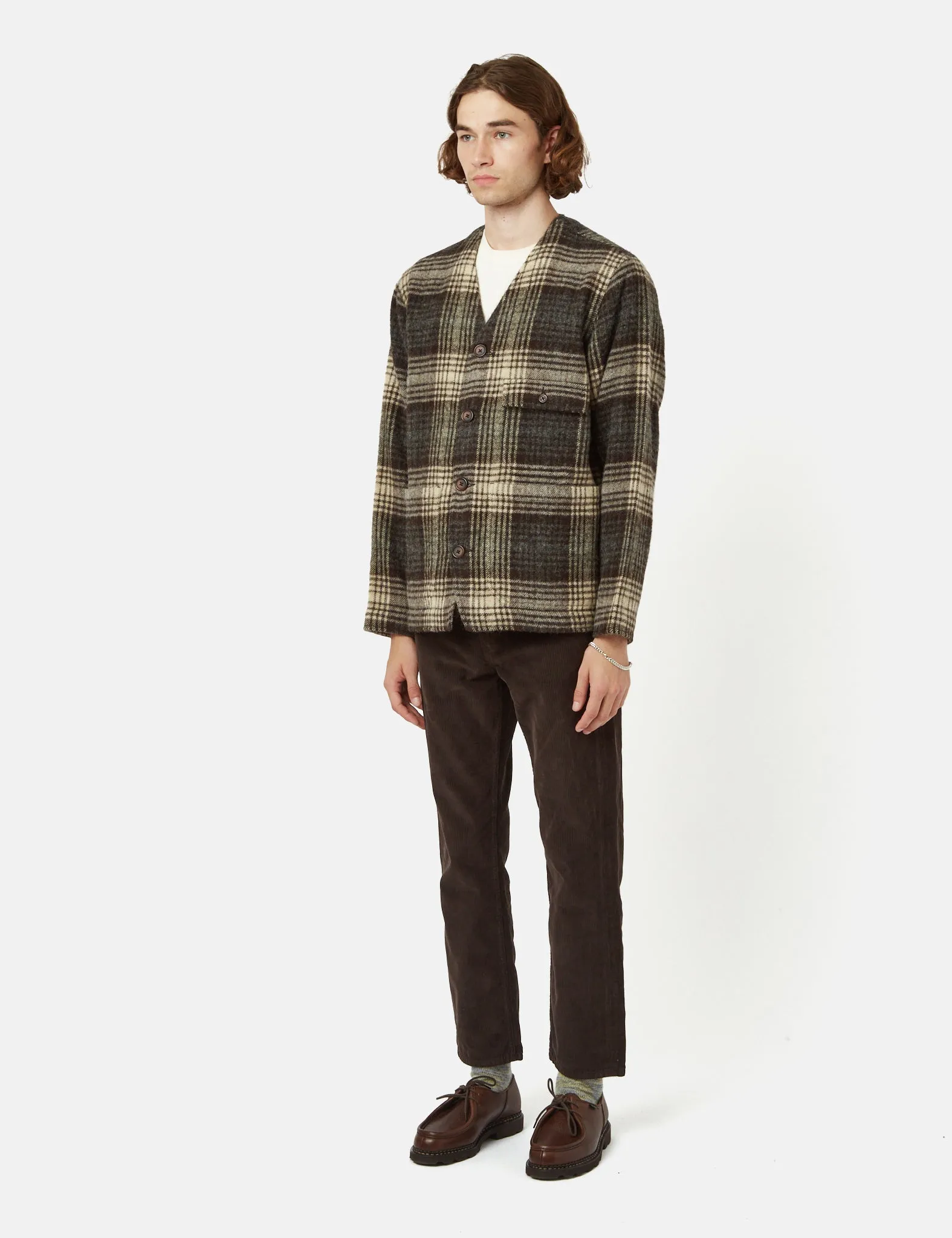 Universal Works Cabin Jacket - Brown sold by Article London product image thumbnail 5