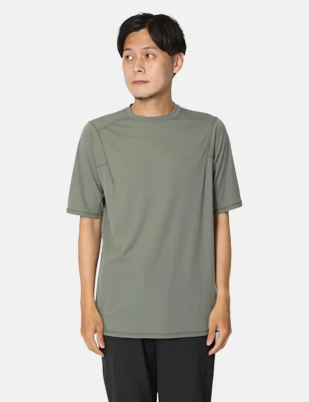 Snow Peak Power Dry T-Shirt - Grey Khaki sold by Article London