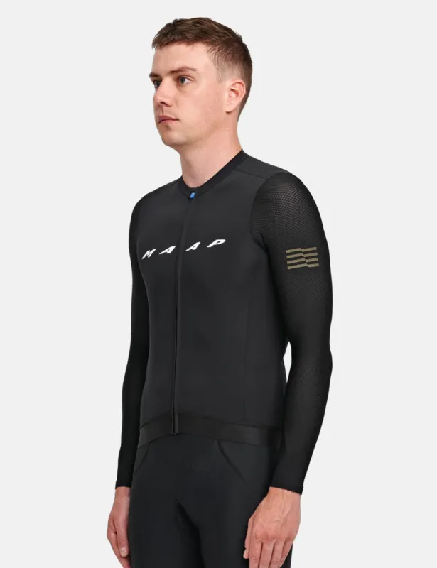 MAAP Evade Pro Base Long Sleeve Jersey - Black sold by Article London