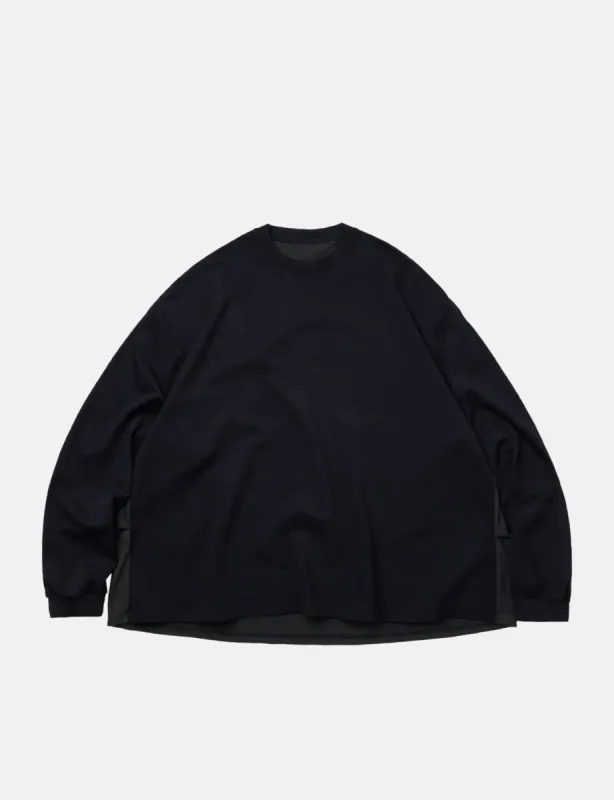 GOOPiMADE G_Model-03 Just a Normal Long Sleeve T-Shirt - Dark Grey sold by Article London