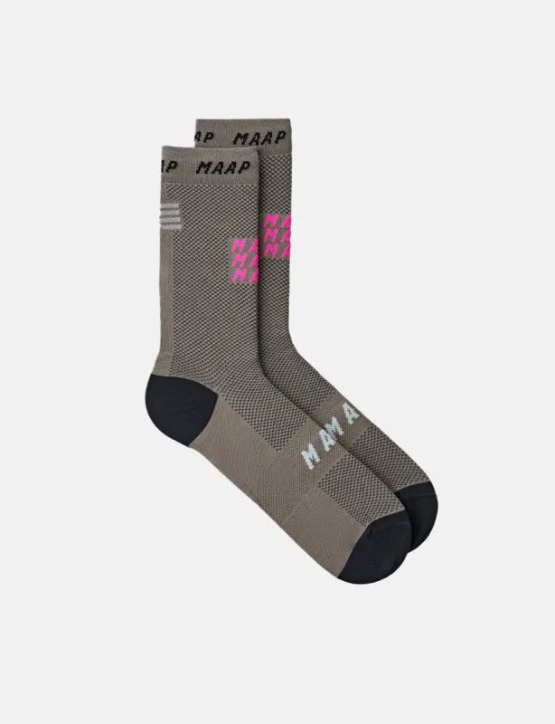 Maap Eclipse Socks - Black/Morel sold by Article London