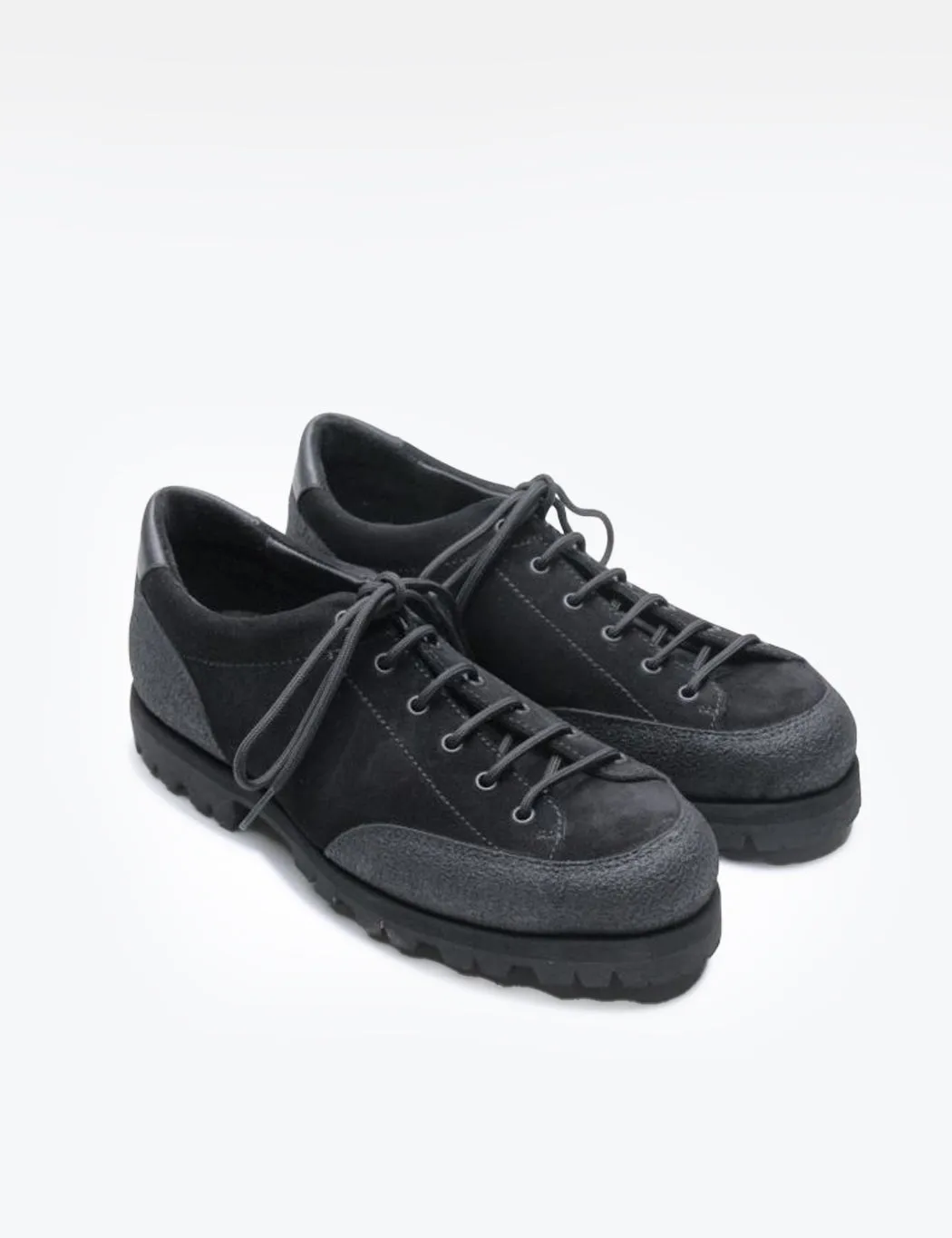 Paraboot Montana Shoes (Leather) - Black/Velvet Black sold by Article London product image thumbnail 2