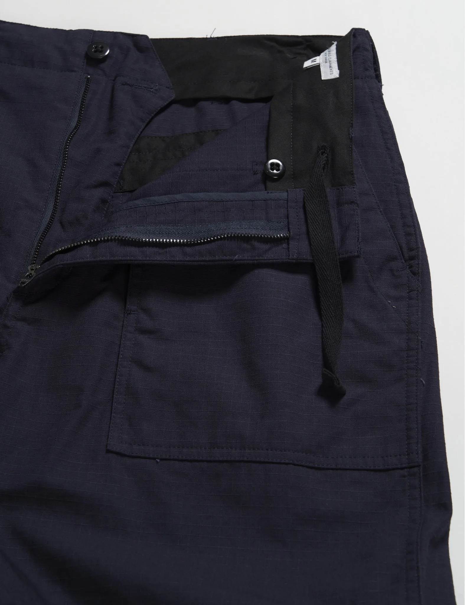 Engineered Garments Fatigue Pant - Dark Navy Cotton Ripstop sold by Article London product image thumbnail 2