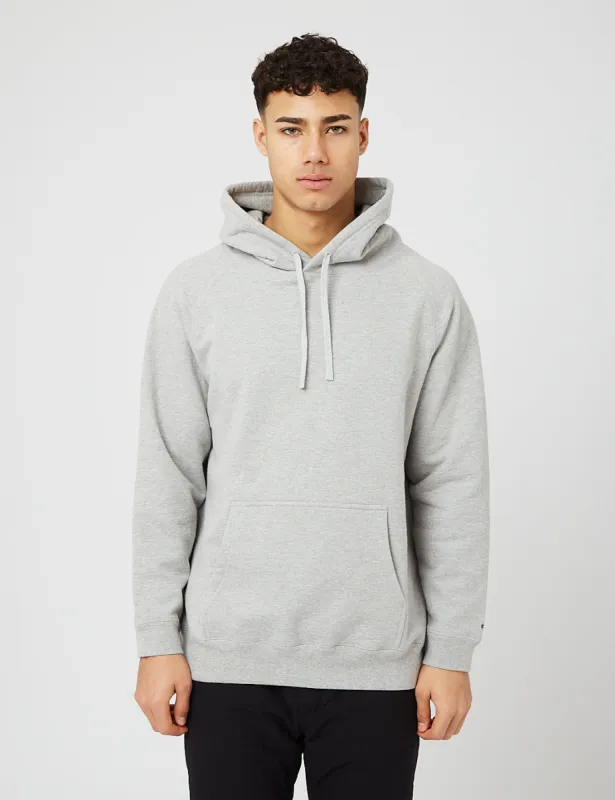 Snow Peak Recycled Cotton Hooded Sweatshirt - Grey sold by Article London