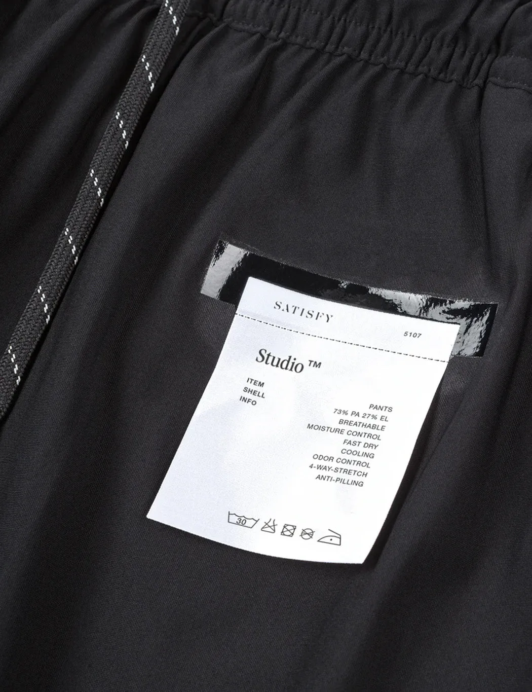 Satisfy Running Studio Pants - Black sold by Article London product image thumbnail 5