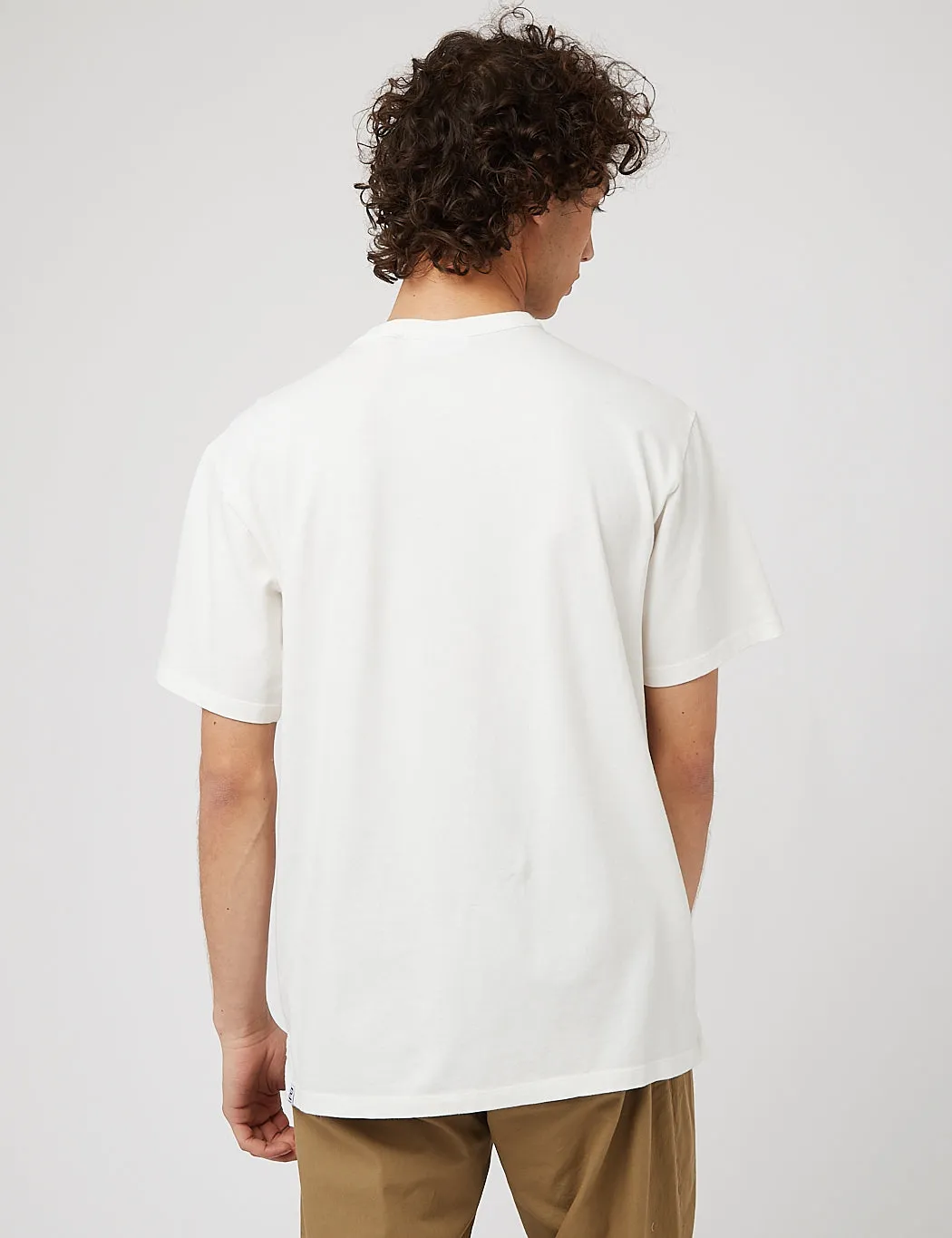 Eastlogue One Pocket T-Shirt - Off White sold by Article London product image thumbnail 4