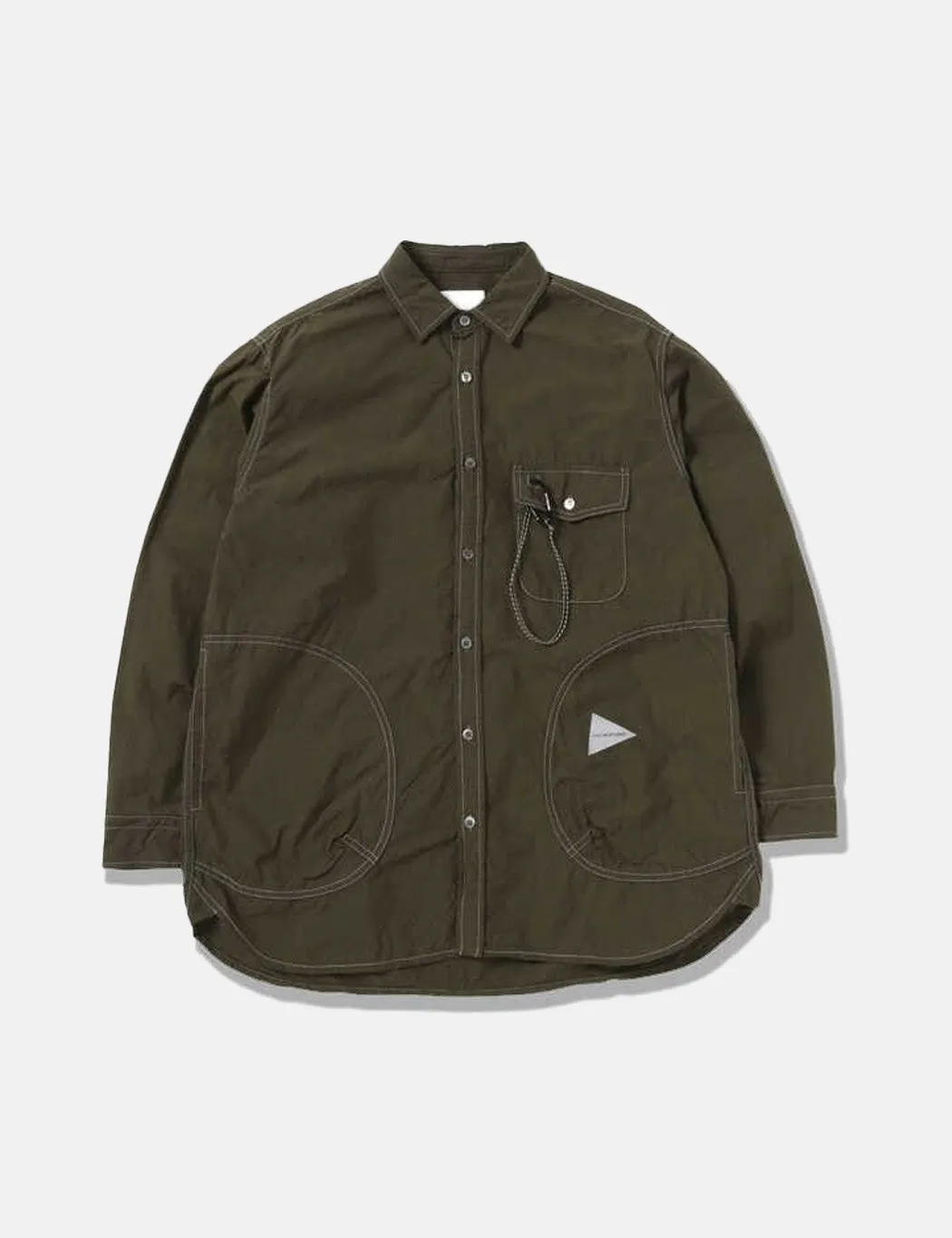 And Wander Cordura Cotton Rip Shirt - Khaki sold by Article London
