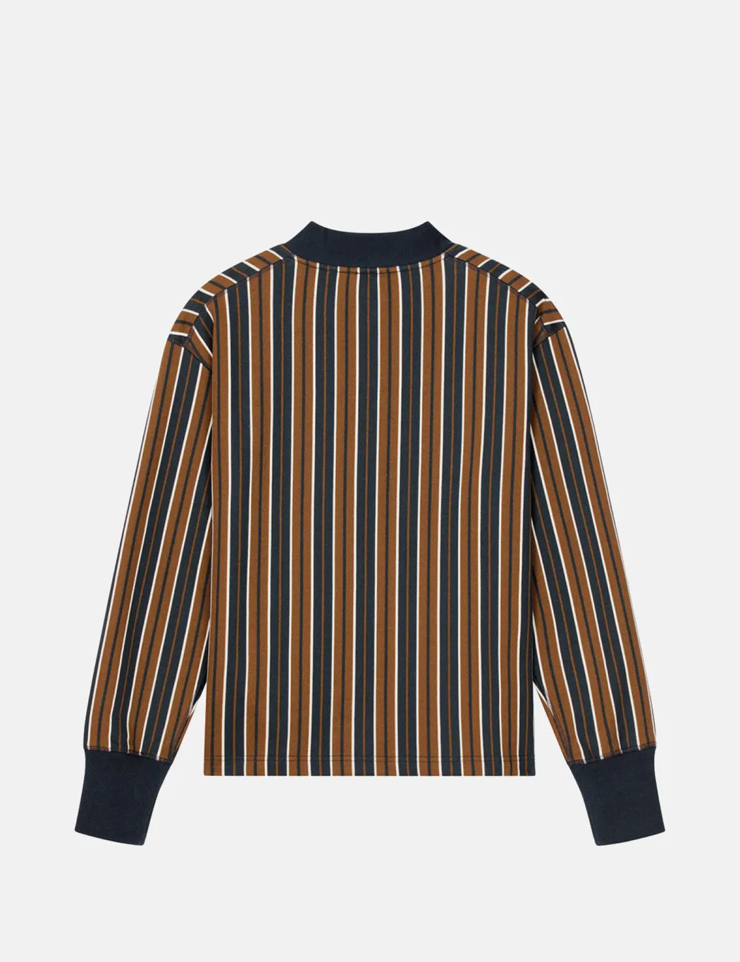 Kenzo Striped Buttoned Cardigan - Moroccan Brown sold by Article London product image thumbnail 3