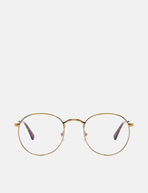 Barner Recoleta Blue Light Computer Glasses - Gold Matte made by Barner