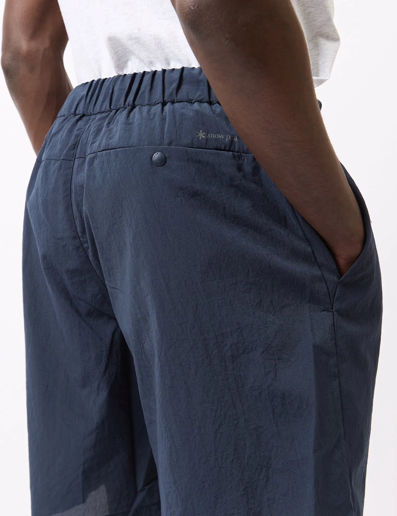 Snow Peak Breathable Quick Dry Shorts - Midnight Blue sold by Article London product image thumbnail 4