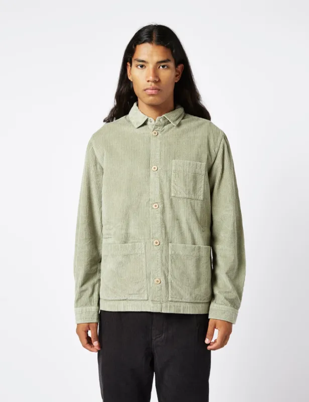 Folk Assembly Jacket (Chunky Cord) - Light Green sold by Article London
