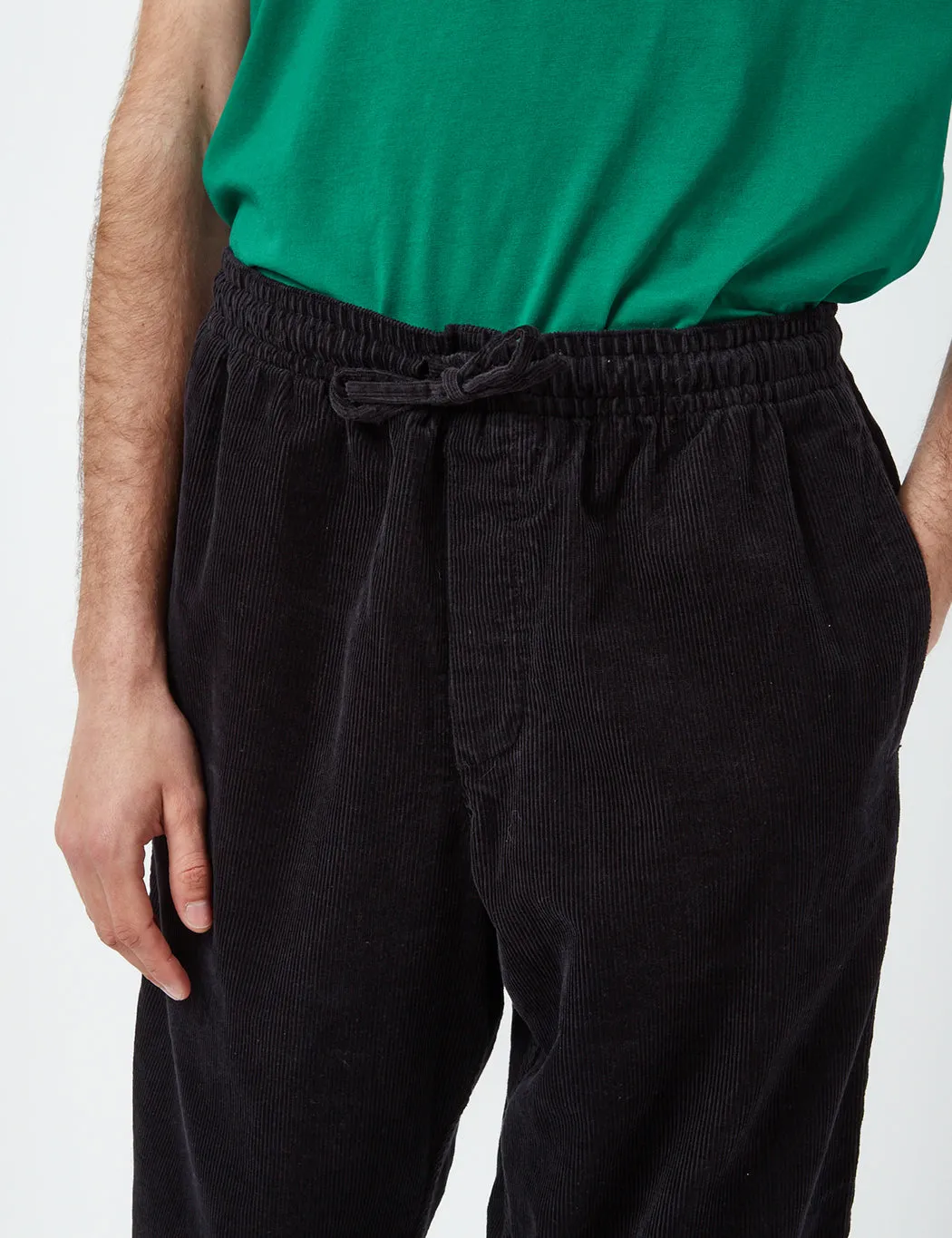 YMC Alva Skate Trousers (12 Wale Corduroy) - Black sold by Article London product image thumbnail 2