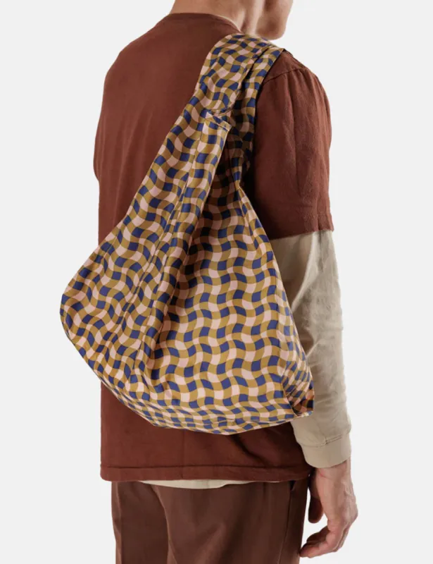 Baggu Standard Baggu - Wavy Gingham Peach sold by Article London