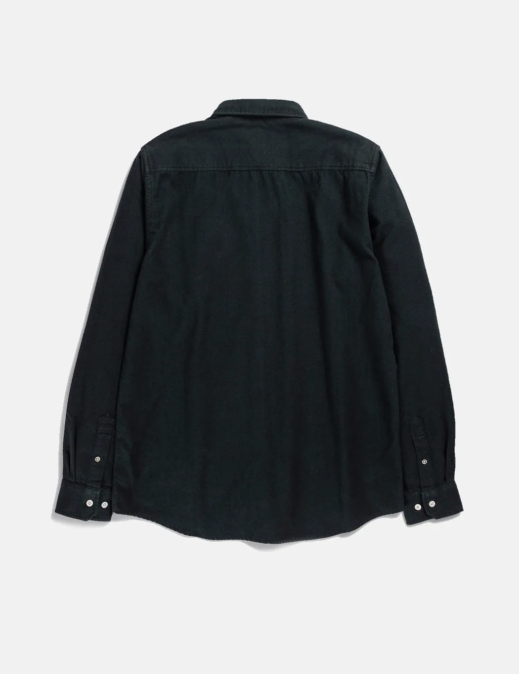 Norse Projects Anton Brushed Flannel Shirt - Varsity Green sold by Article London product image thumbnail 5