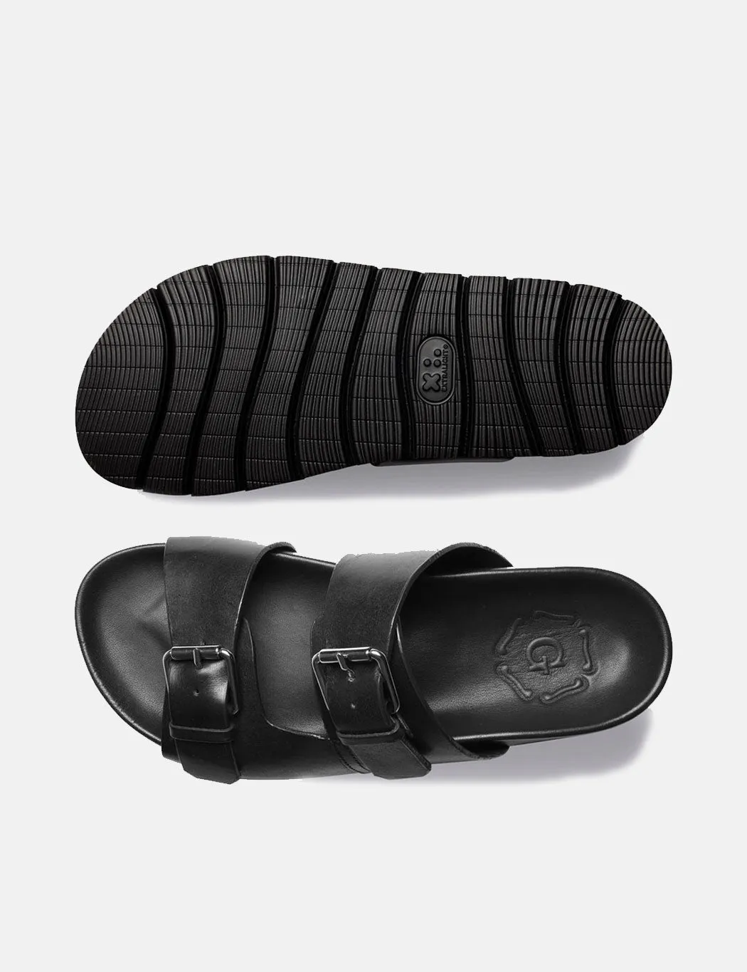 Womens Grenson Flora Slides (Leather) - Black sold by Article London product image thumbnail 2
