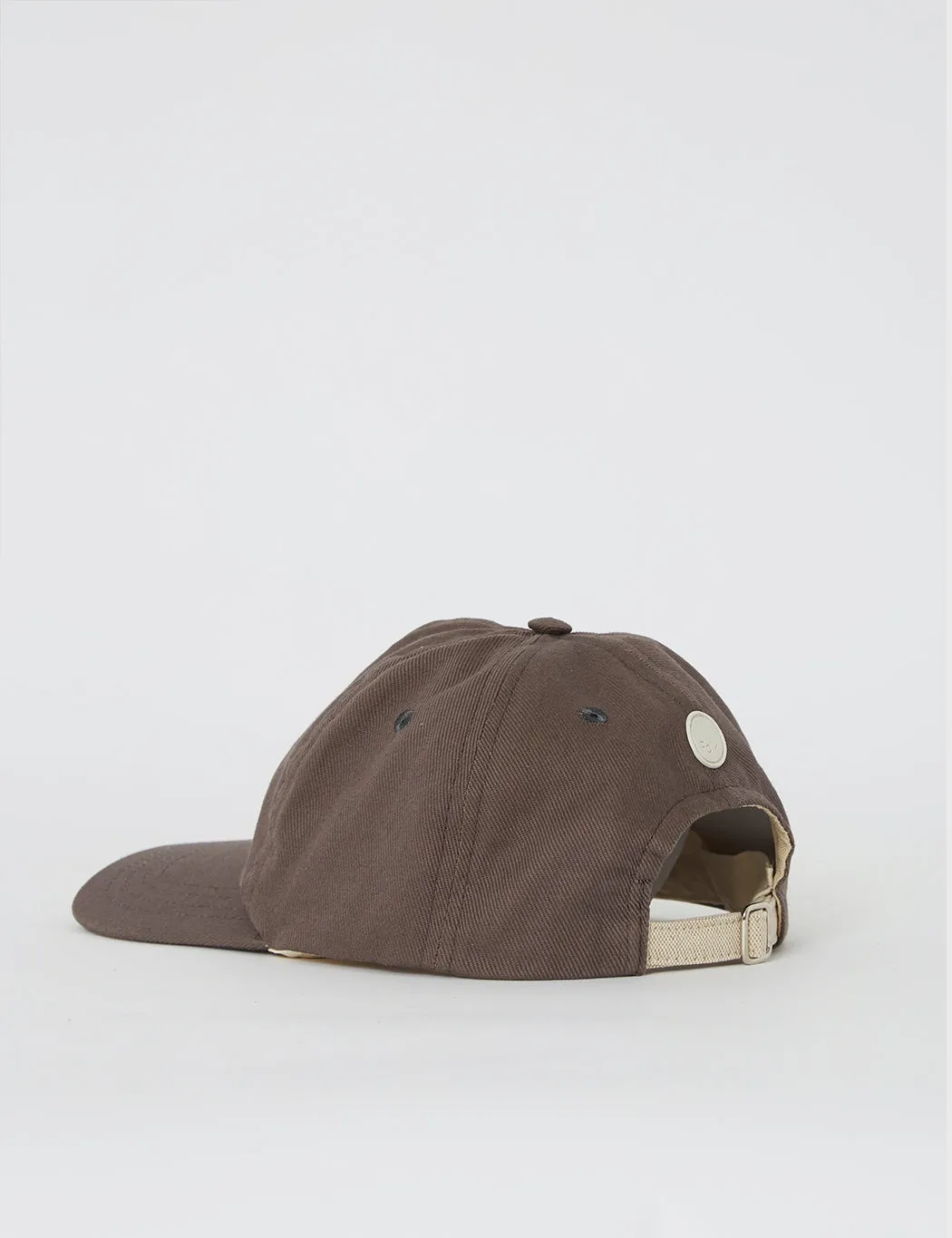 Folk 5 Panel Cap - Coffee Twill sold by Article London product image thumbnail 3
