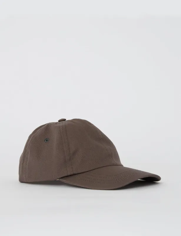 Folk 5 Panel Cap - Coffee Twill sold by Article London