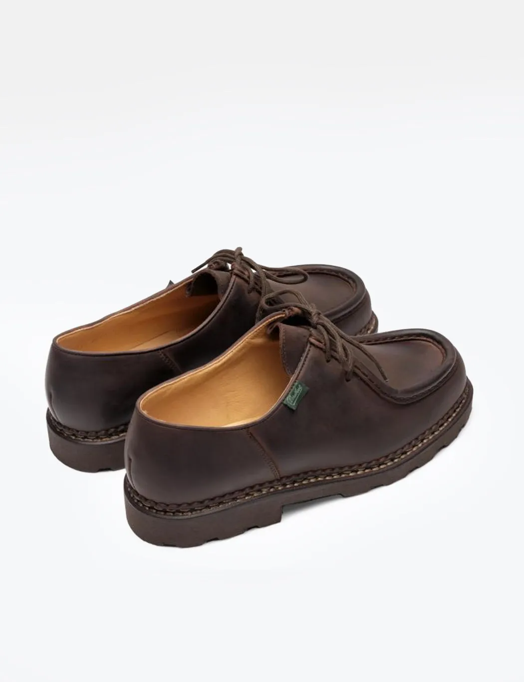 Paraboot Michael Shoes (Nubuck) - Gringo/Brown sold by Article London product image thumbnail 3