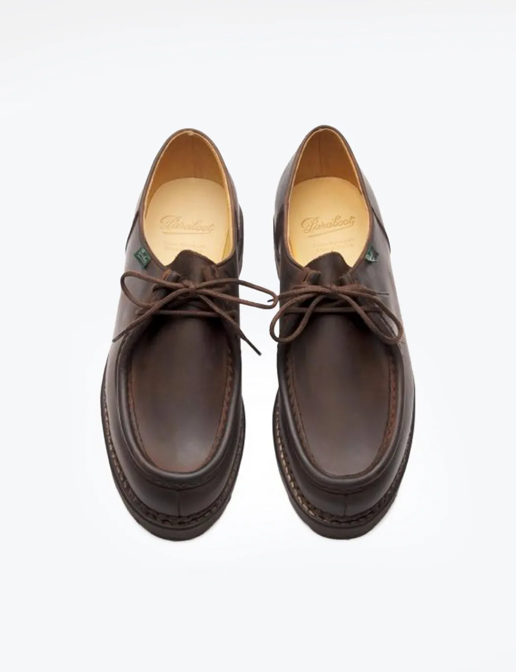 Paraboot Michael Shoes (Nubuck) - Gringo/Brown sold by Article London product image thumbnail 5