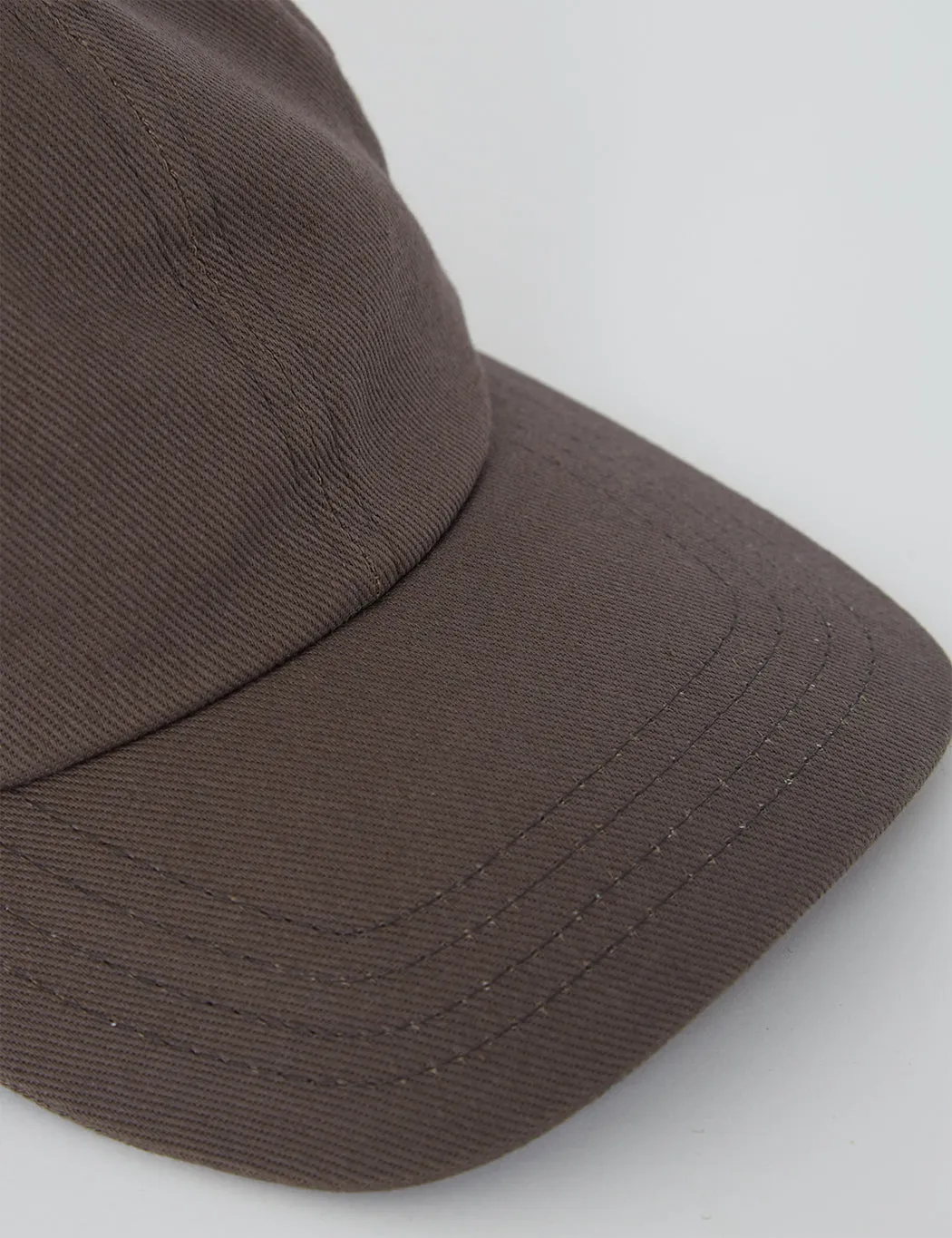 Folk 5 Panel Cap - Coffee Twill sold by Article London product image thumbnail 4