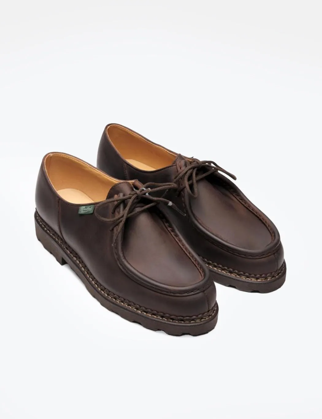Paraboot Michael Shoes (Nubuck) - Gringo/Brown sold by Article London product image thumbnail 2