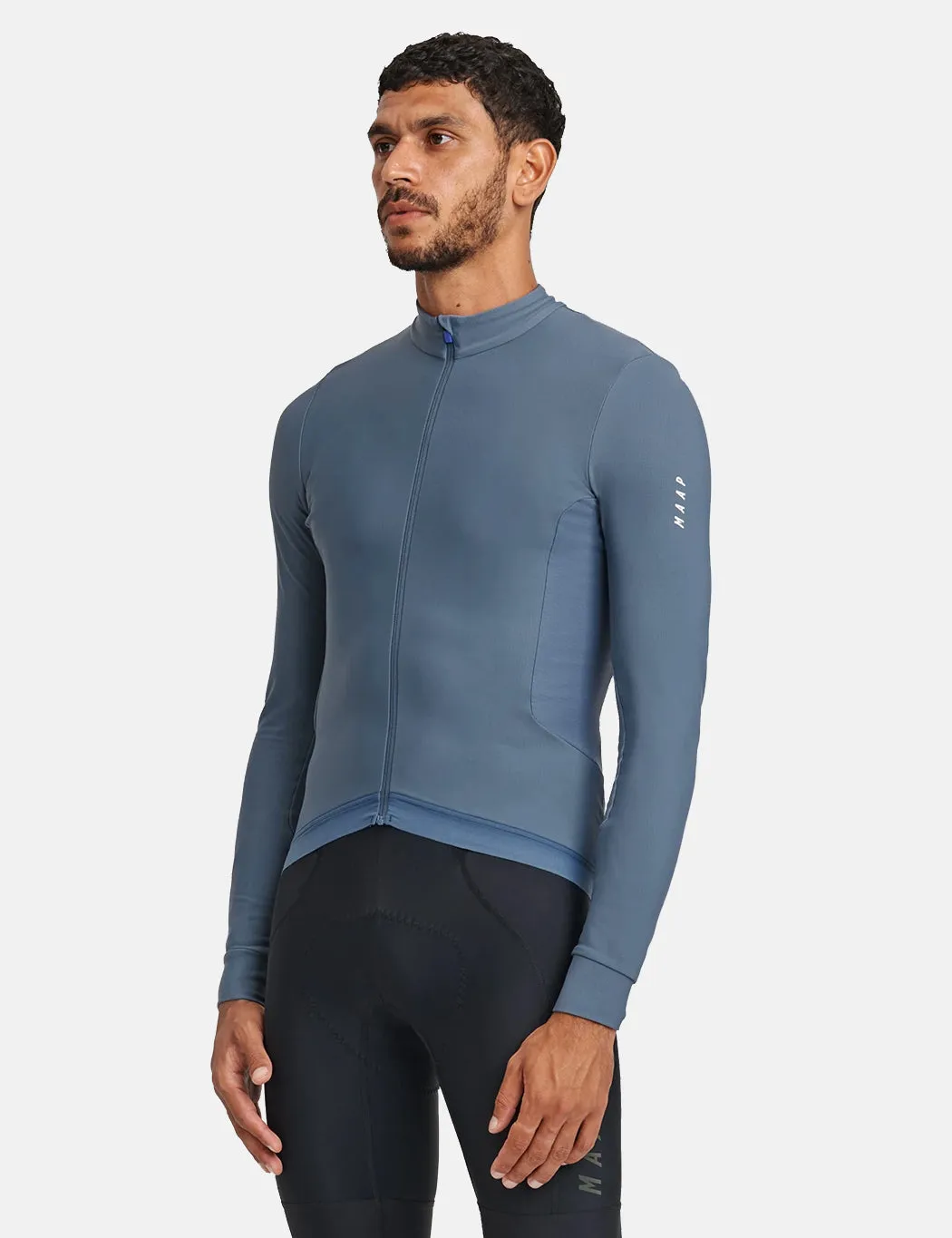 MAAP Force Pro LS Jersey - Blue Indigo sold by Article London