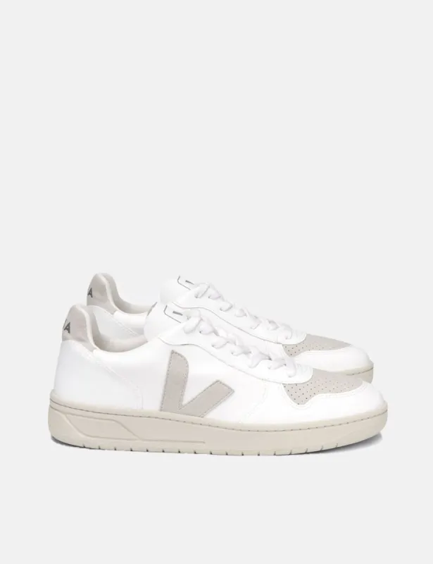 Women's Veja V-10 CWL Trainers - White/Natural sold by Article London