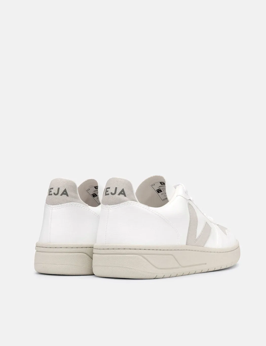 Women's Veja V-10 CWL Trainers - White/Natural sold by Article London product image thumbnail 3