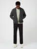Folk Puzzle Zip Fleece Jacket - Slate Melange sold by Article London