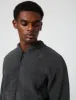 Folk Puzzle Zip Fleece Jacket - Slate Melange sold by Article London