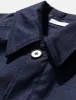 Norse Projects Svalbard 3 Layer Technical Wool Coat - Navy Blue sold by Article London
