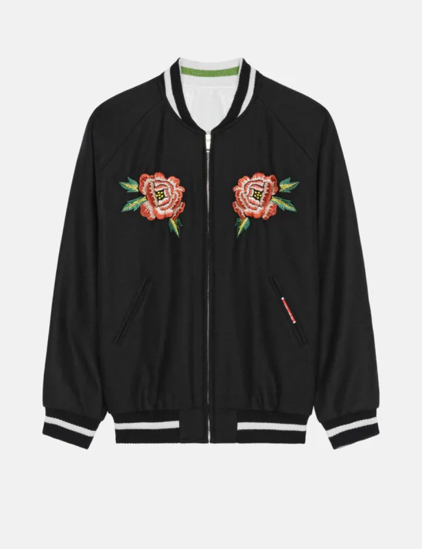 Kenzo Souvenir Bomber Jacket - Black sold by Article London