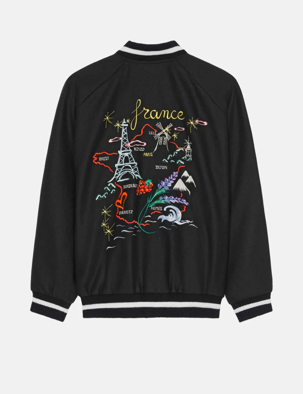 Kenzo Souvenir Bomber Jacket - Black sold by Article London product image thumbnail 3