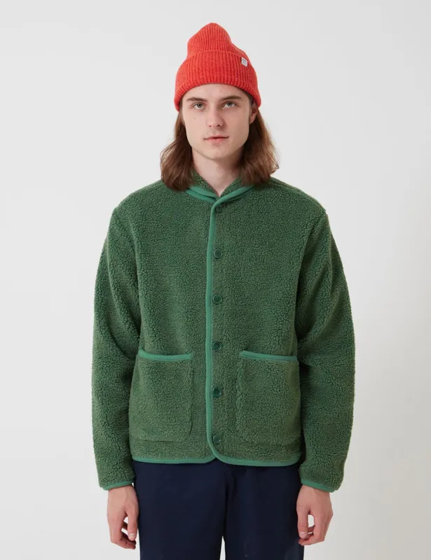 Bhode Fleece Work Jacket - Sage Green sold by Article London