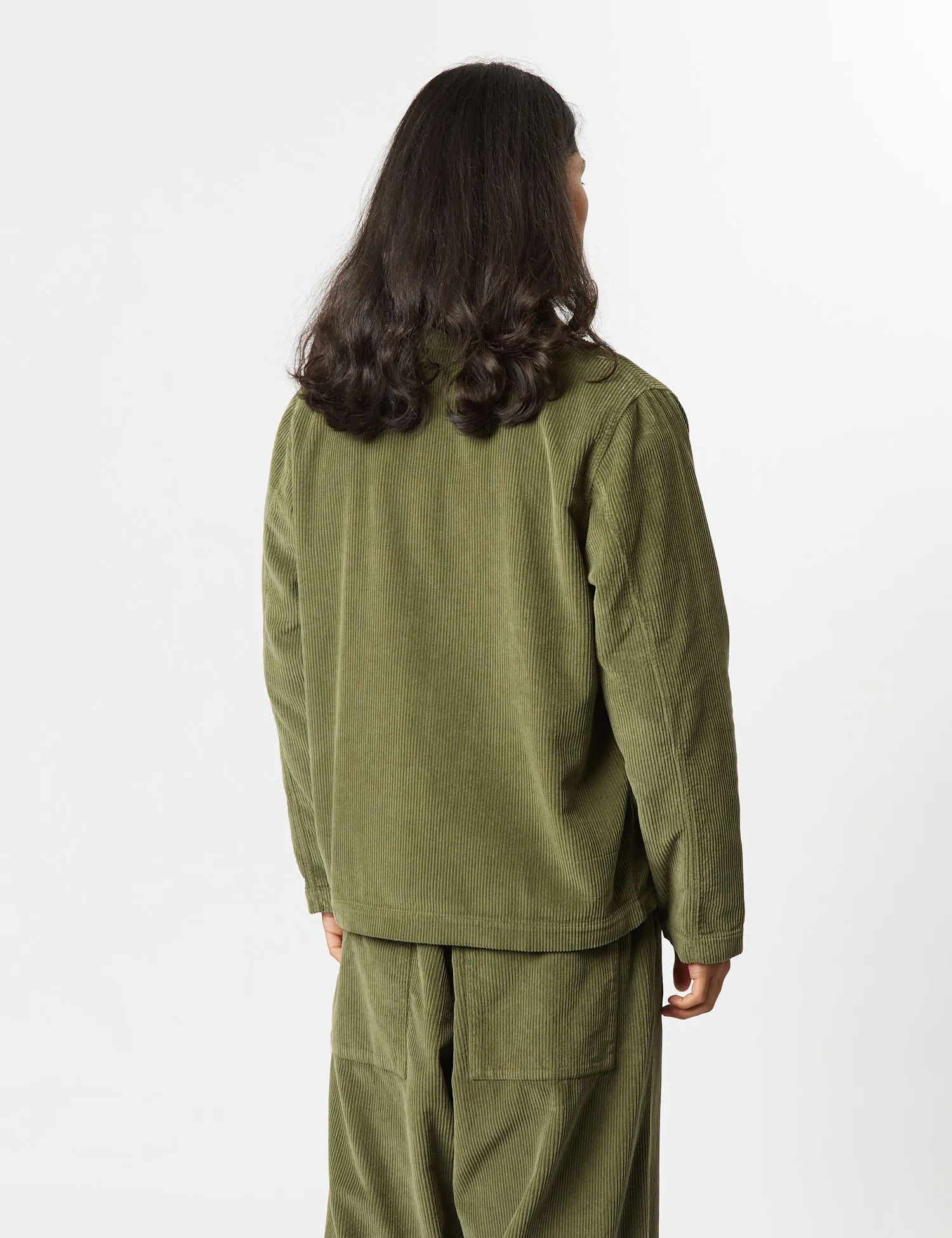 Universal Works Field Jacket (Corduroy) - Olive Green sold by Article London product image thumbnail 4
