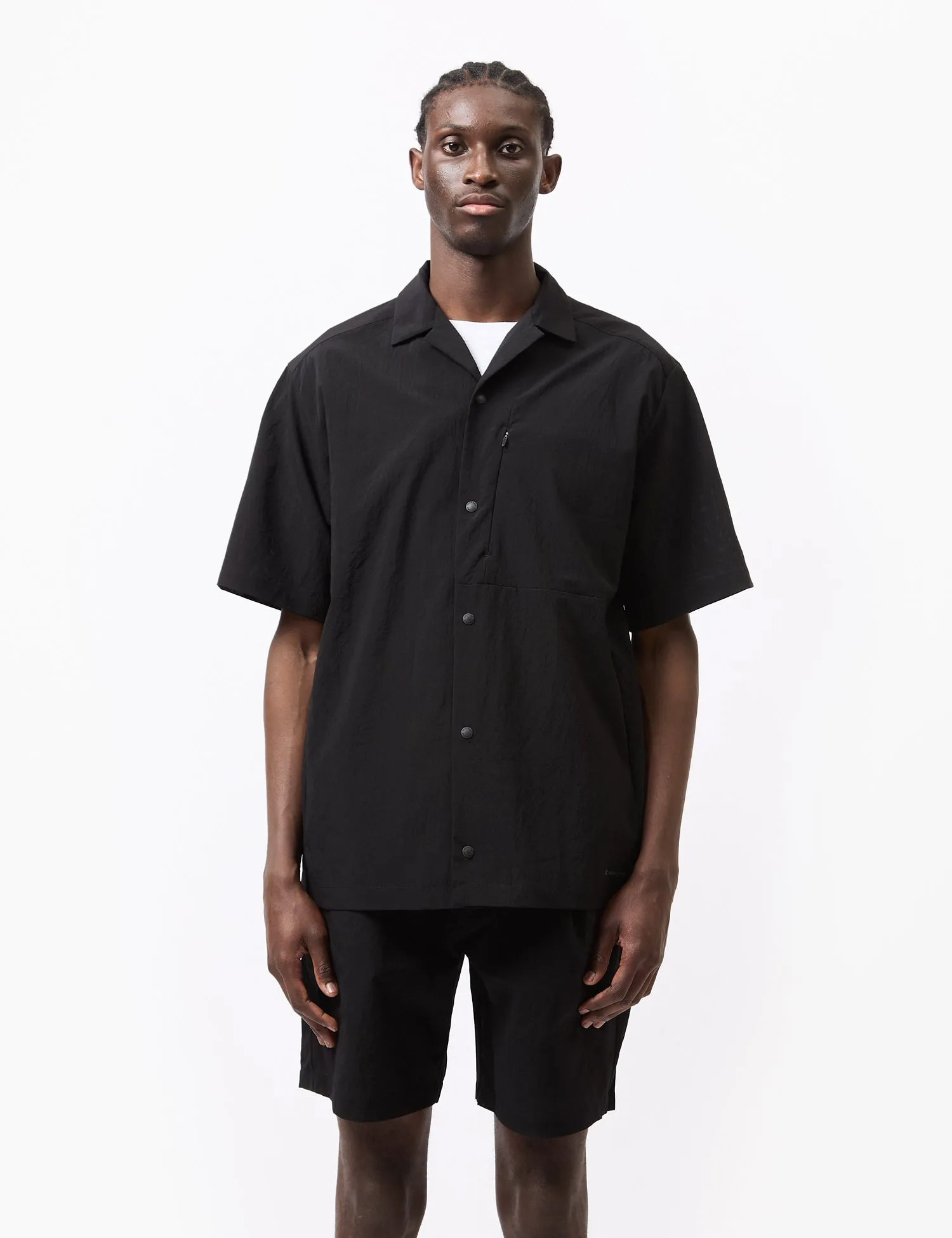 Snow Peak Breathable Quick Dry Shirt - Black sold by Article London