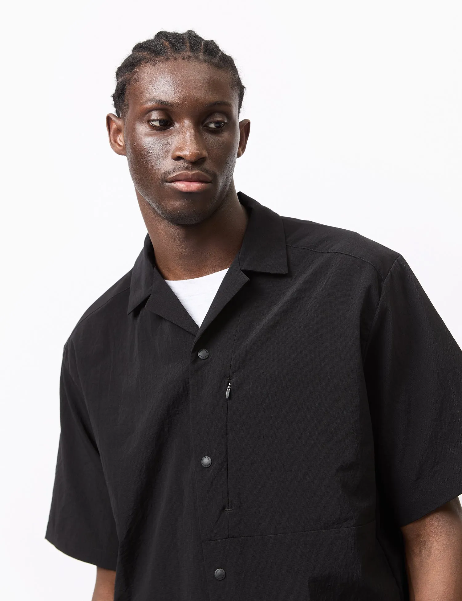 Snow Peak Breathable Quick Dry Shirt - Black sold by Article London product image thumbnail 2