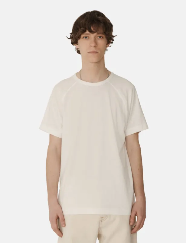 YMC Earth Television T-Shirt (Organic) - White sold by Article London