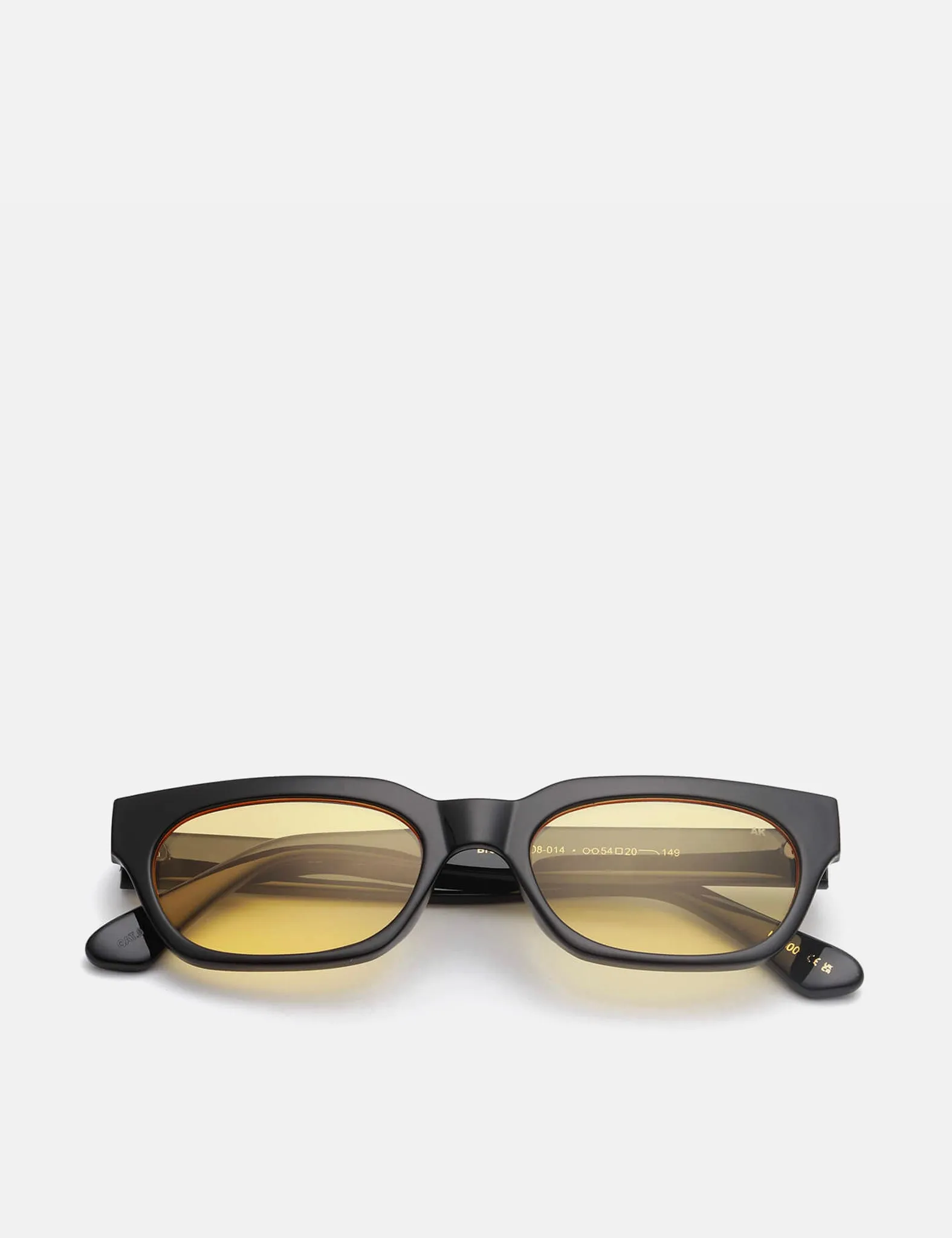 A. Kjaerbede Bror Sunglasses - Black/Yellow sold by Article London product image thumbnail 5