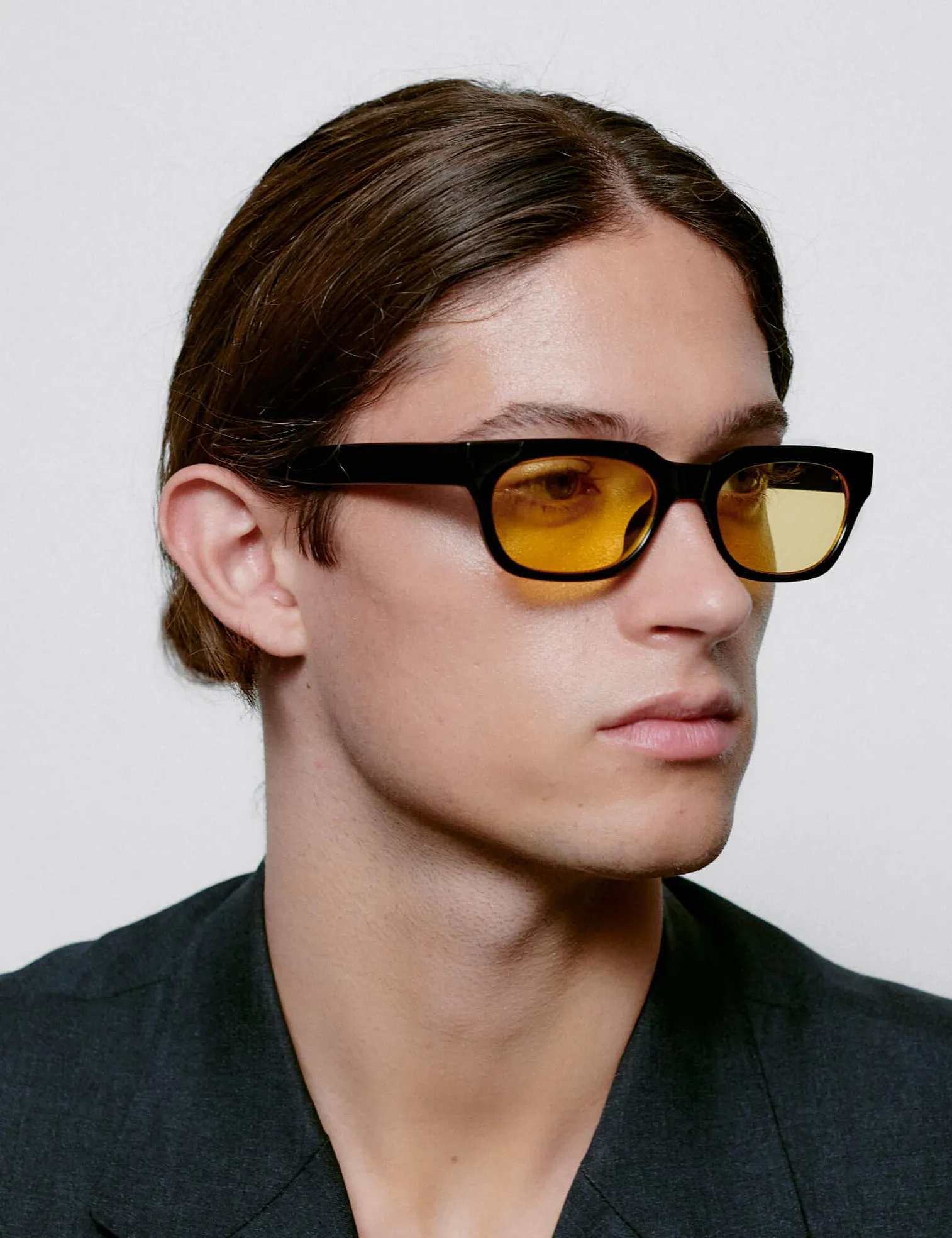 A. Kjaerbede Bror Sunglasses - Black/Yellow sold by Article London product image thumbnail 2