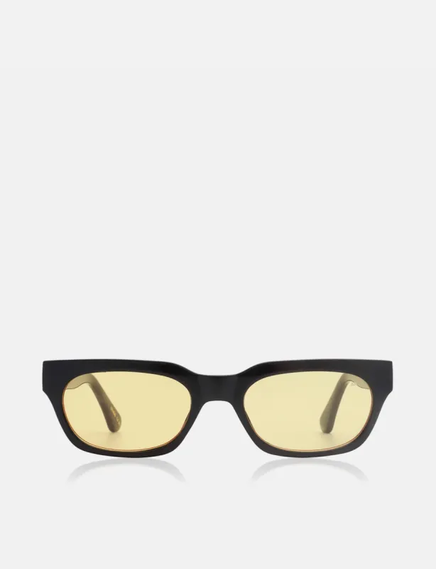 A. Kjaerbede Bror Sunglasses - Black/Yellow sold by Article London